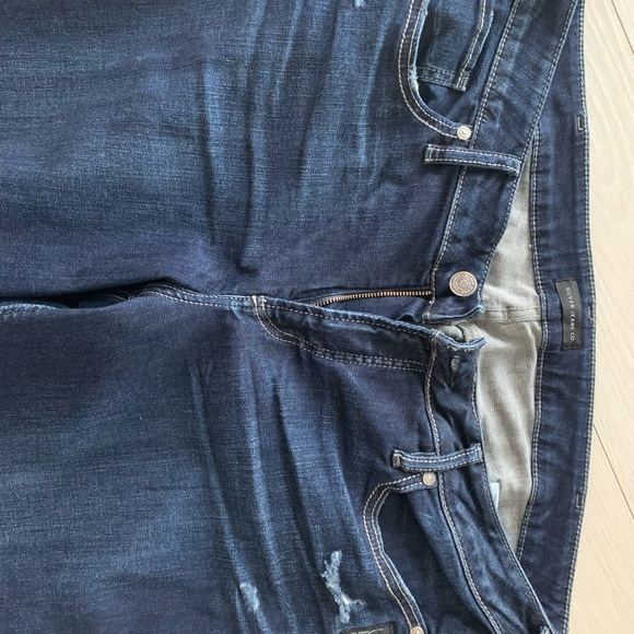 Ladies silver jeans (stretchy/2%) very comfy- great blue fade colouring - Picture 3 of 7